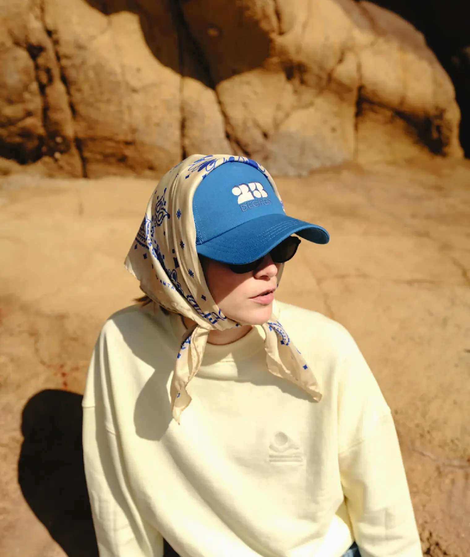 Casquette adulte Sunshine - bleu - 23 Degres | Manoir Plume