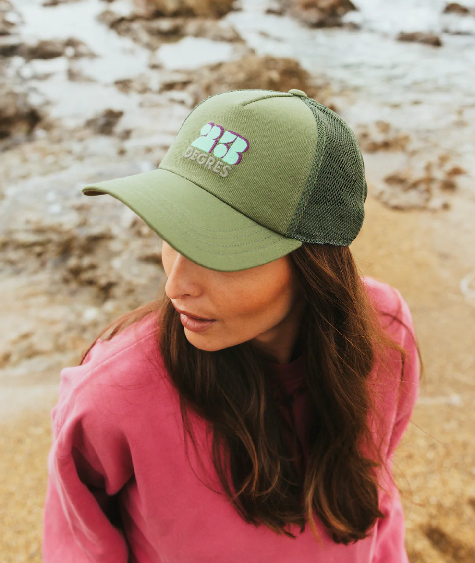 Casquette adulte Sunshine - kaki 2 - 23 Degres | Manoir Plume