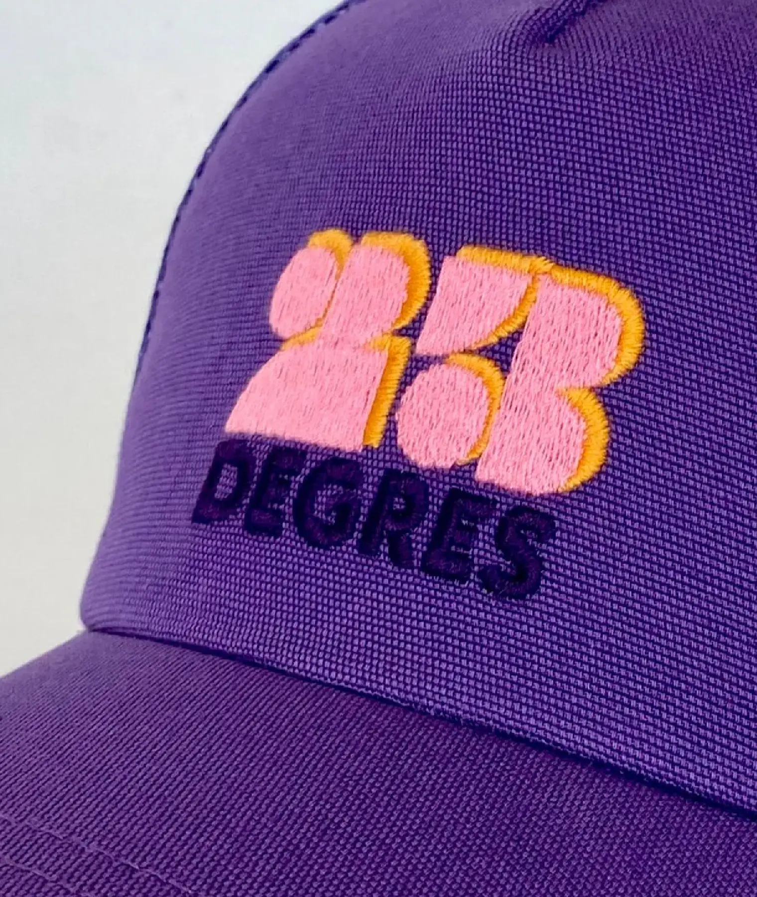 Casquette adulte Sunshine - violet foncé - 23 Degres | Manoir Plume