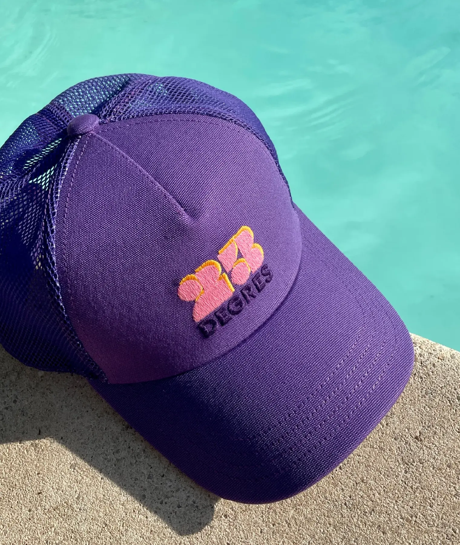 Casquette adulte Sunshine - violet foncé - 23 Degres | Manoir Plume