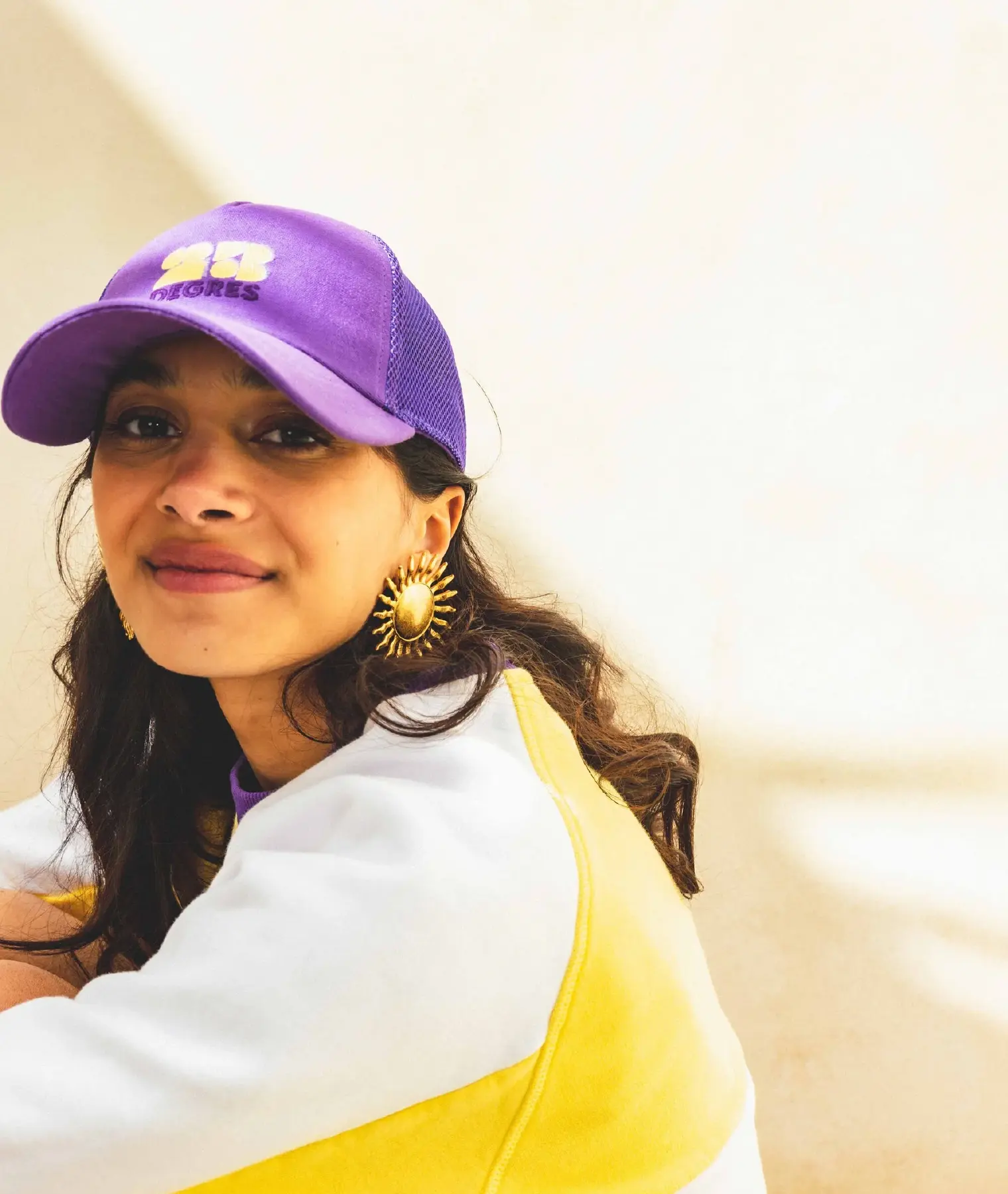 Casquette adulte Sunshine - violet - 23 Degres | Manoir Plume