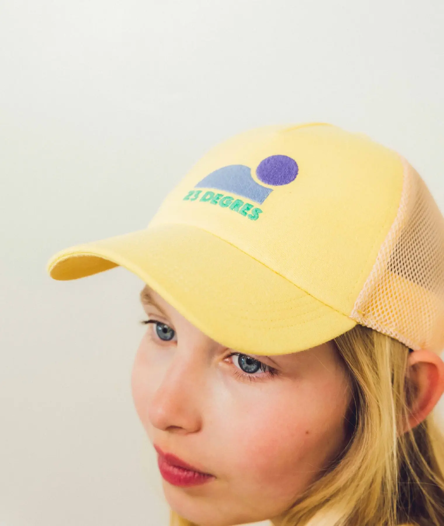 Casquette enfant Sunrise - jaune - 23 Degres | Manoir Plume