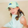 Casquette enfant Sunrise - vert menthe - 23 Degres | Manoir Plume