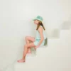 Casquette enfant Sunrise - vert menthe - 23 Degres | Manoir Plume