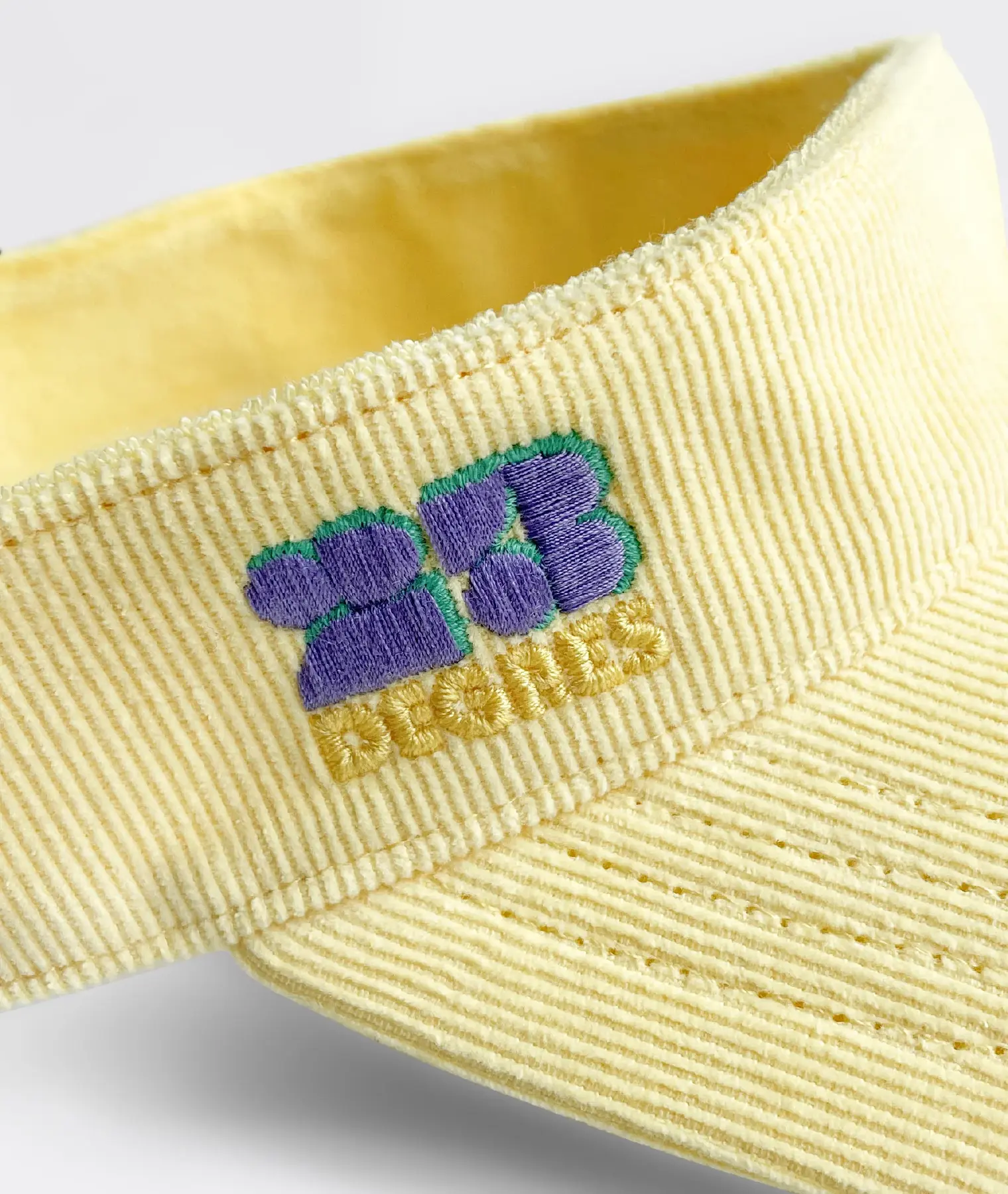 Visière adulte Sunset M/L - jaune - 23 Degres | Manoir Plume