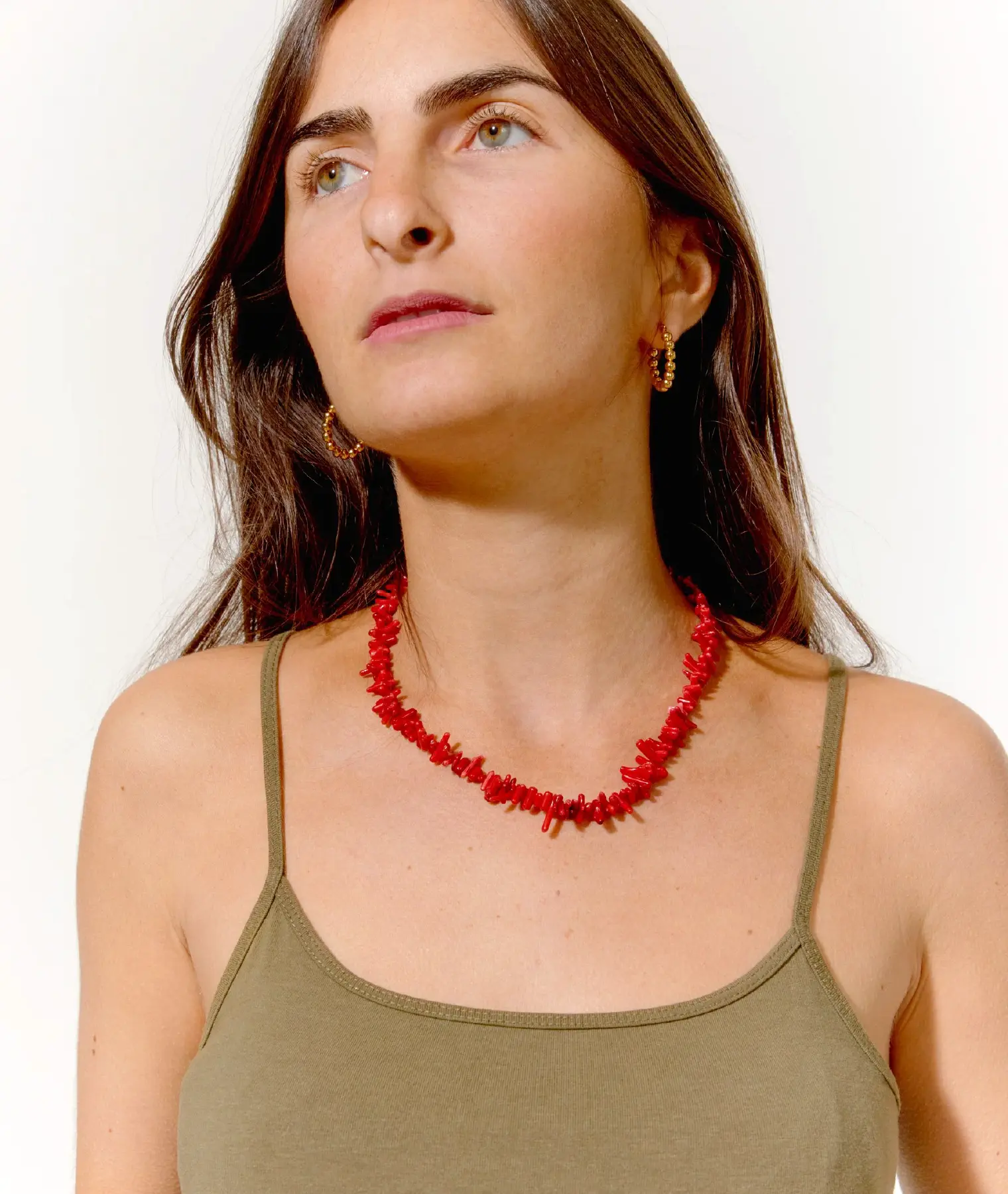 Boucles d'oreilles créoles Célestine - Palas | Manoir Plume