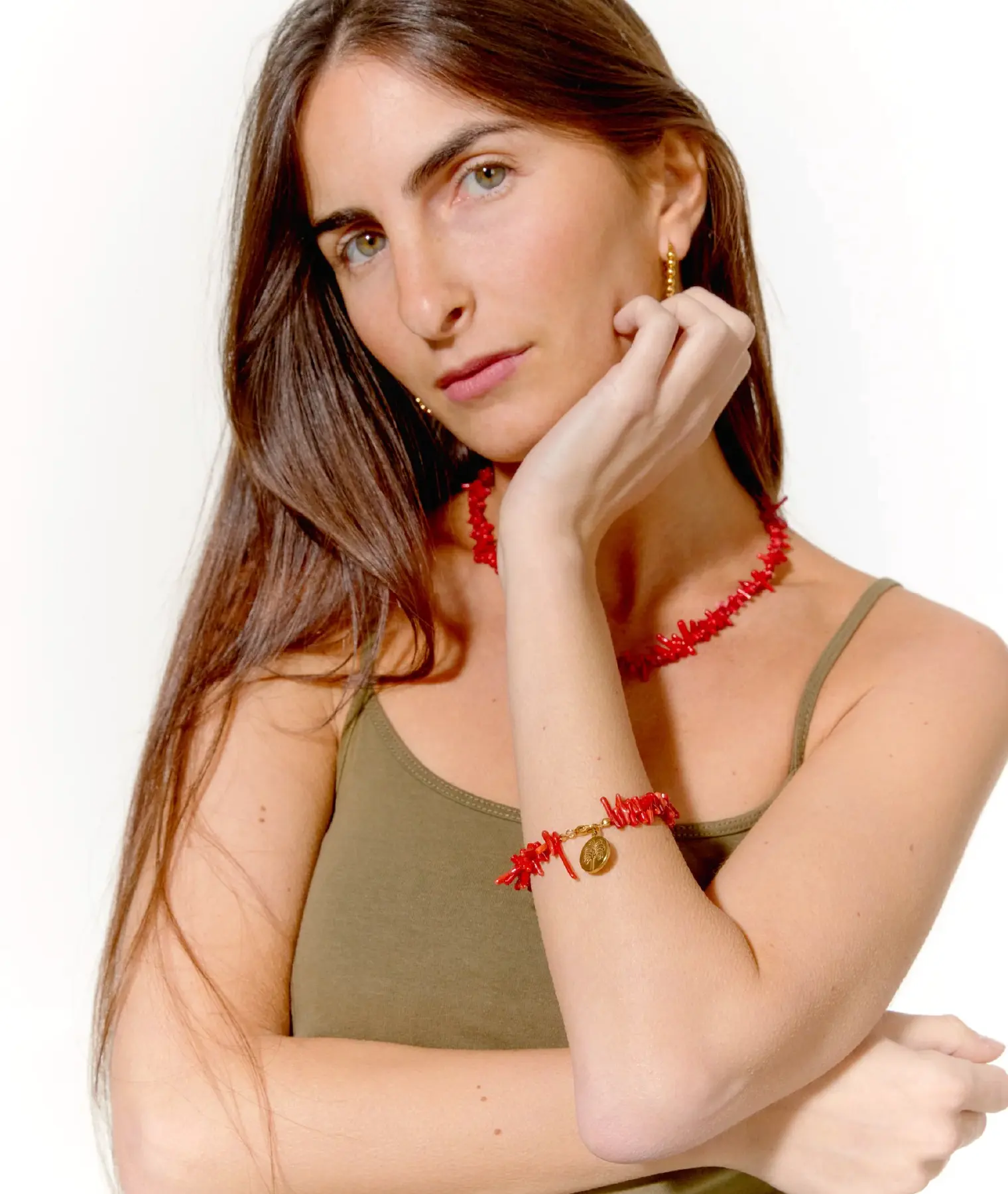 Boucles d'oreilles créoles Célestine - Palas | Manoir Plume