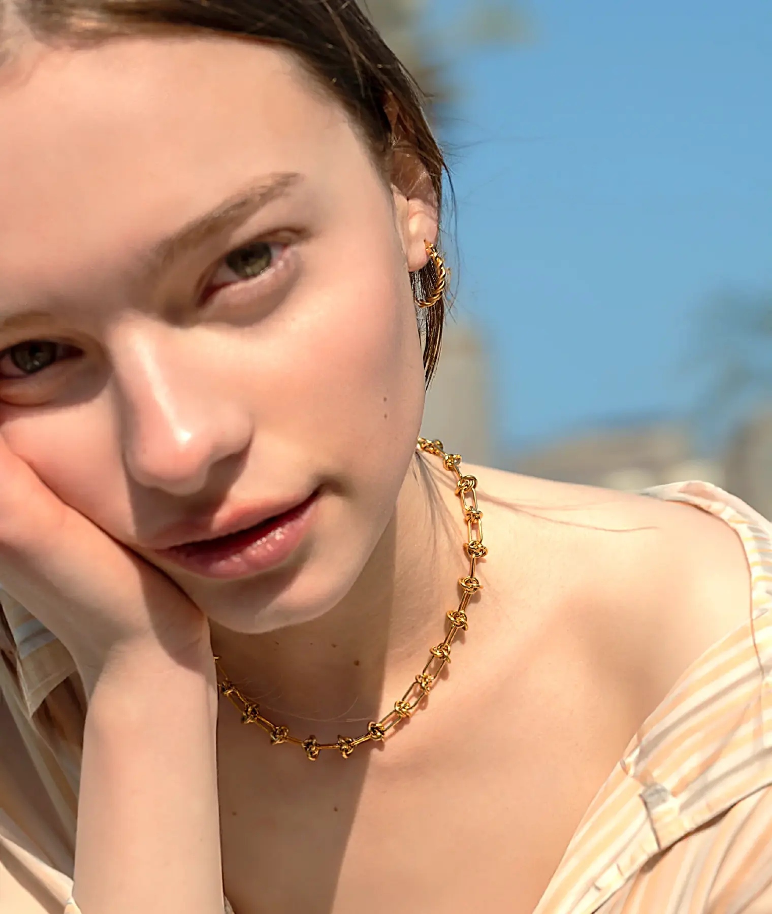 Collier choker Anouk - Palas | Manoir Plume