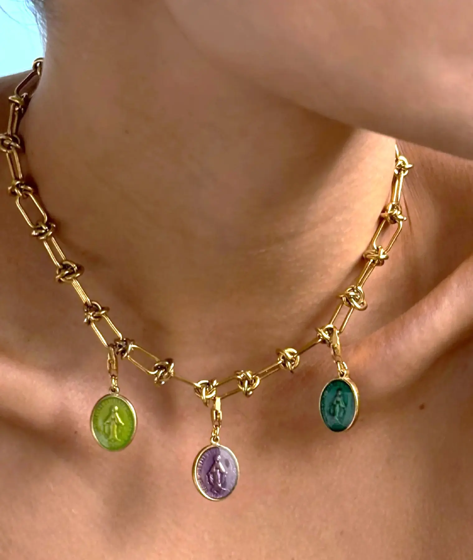 Collier choker Anouk - Palas | Manoir Plume