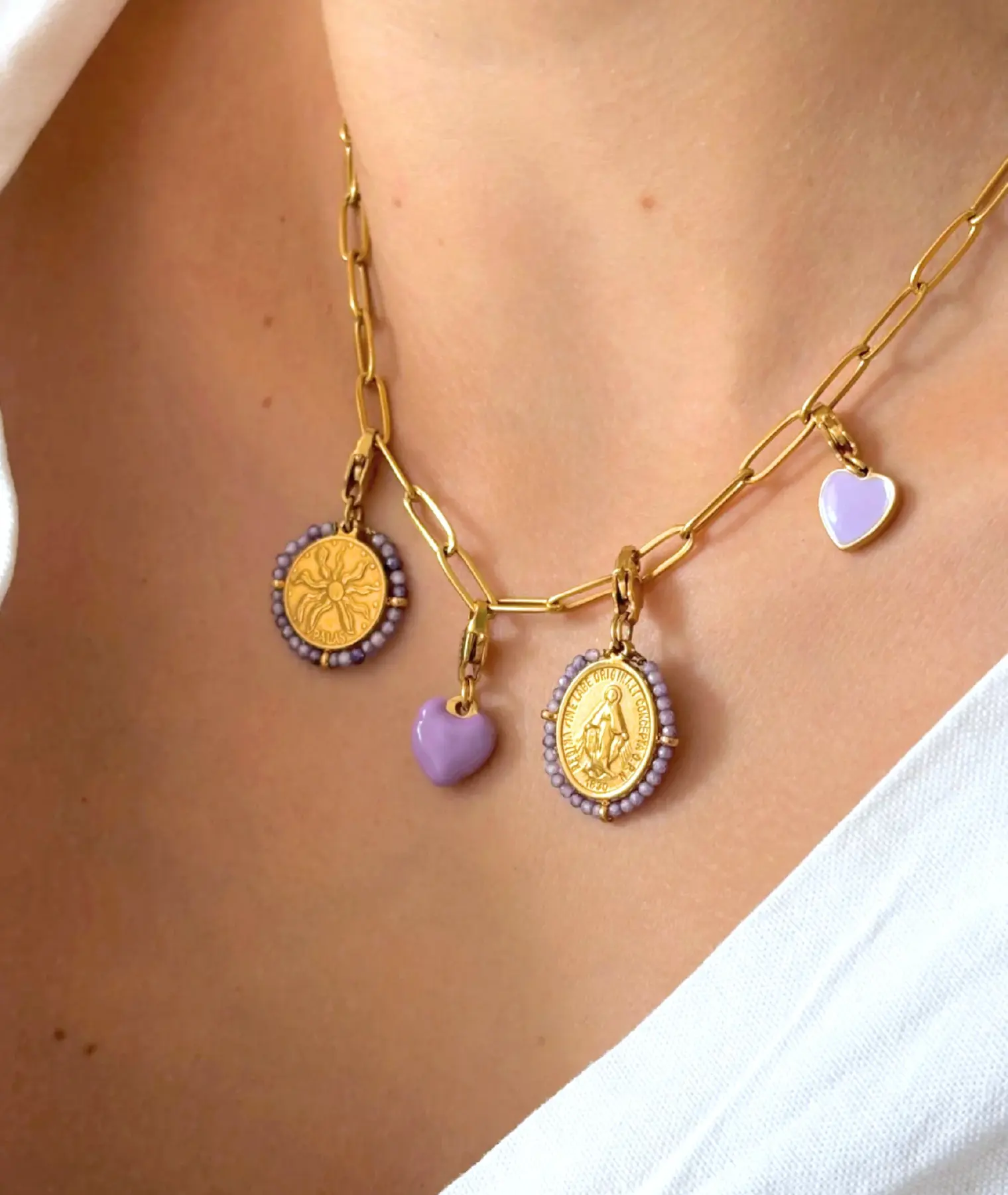 Collier choker Juliet - Palas | Manoir Plume