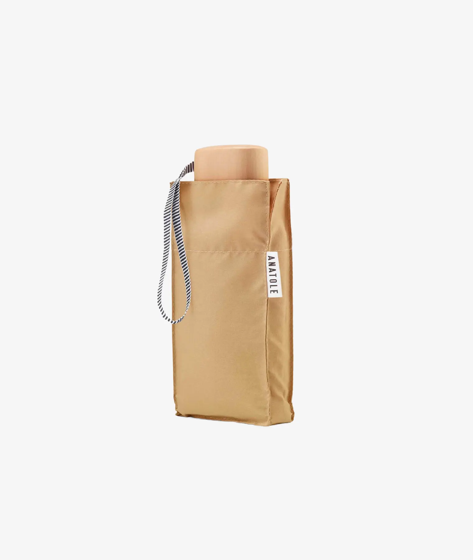 Mini parapluie micro & solide Camille - beige crème - Anatole | Manoir Plume