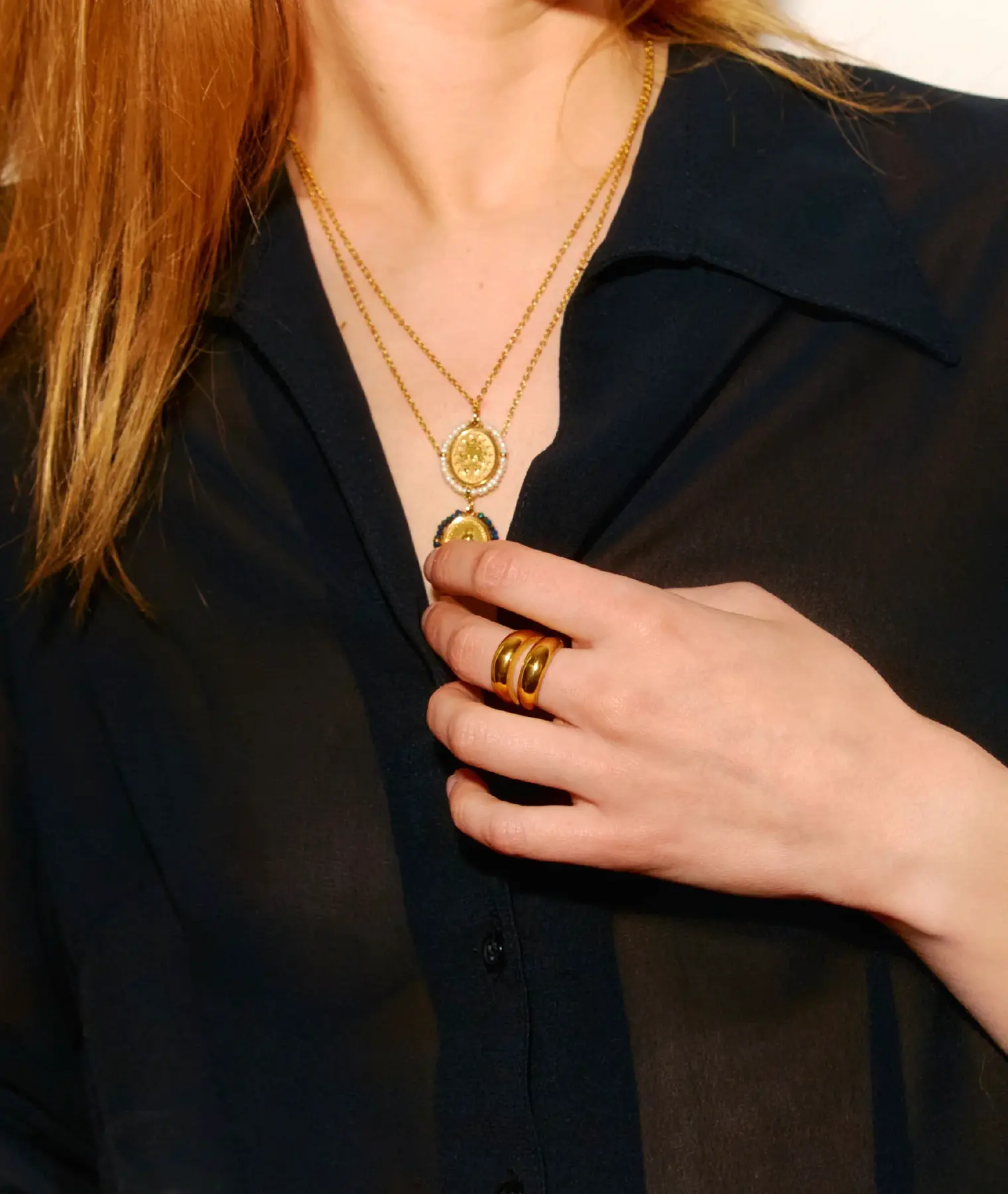 Bague Double trouble - Palas | Manoir Plume