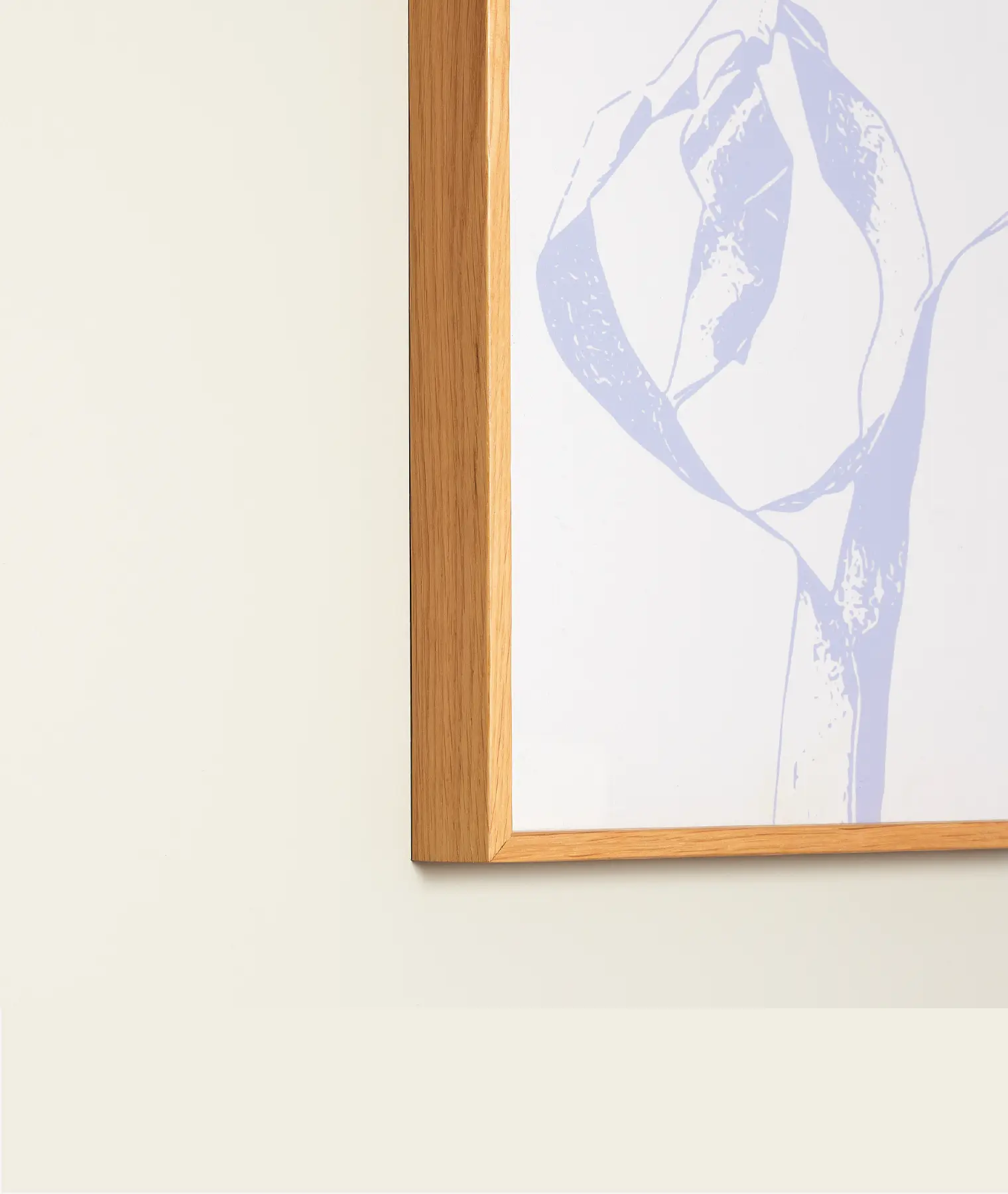 Cadre Studio 29,7x42 cm - chêne clair - Hübsch | Manoir Plume