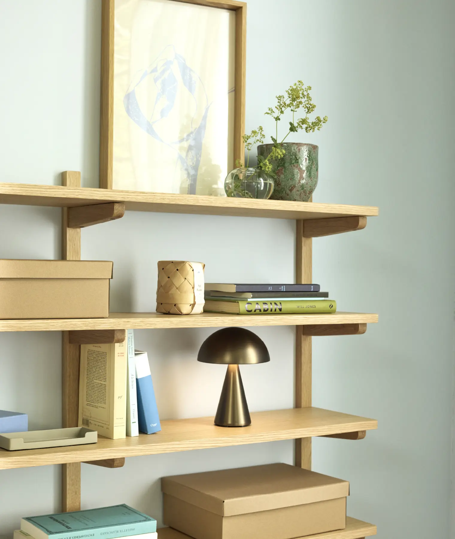 Cadre Studio 29,7x42 cm - chêne clair - Hübsch | Manoir Plume