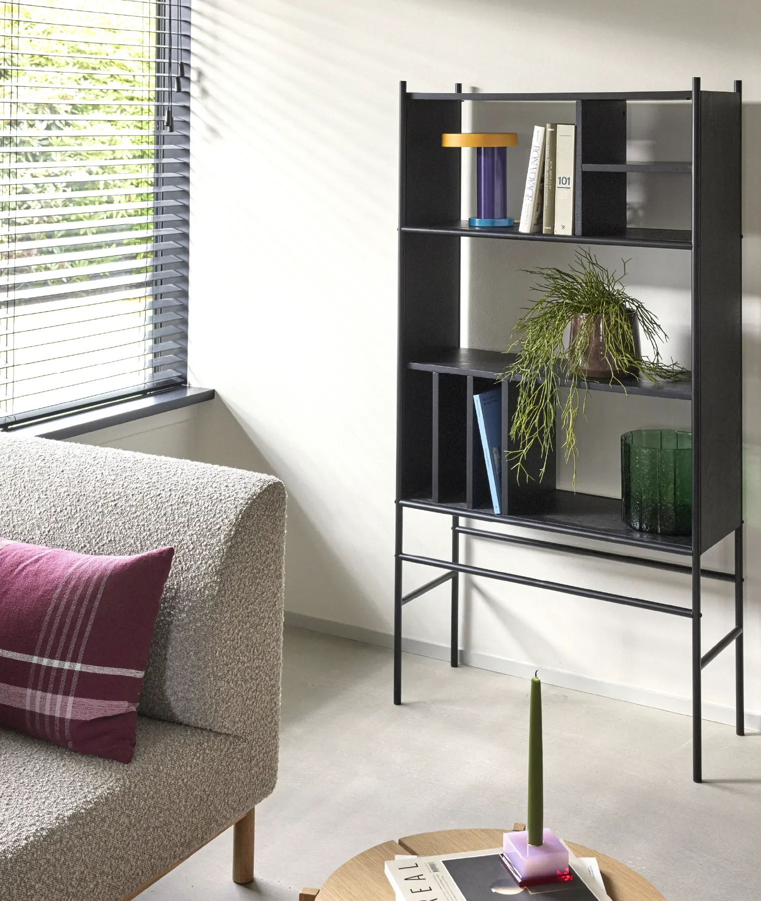 Étagère Divide - noir - Hübsch | Manoir Plume