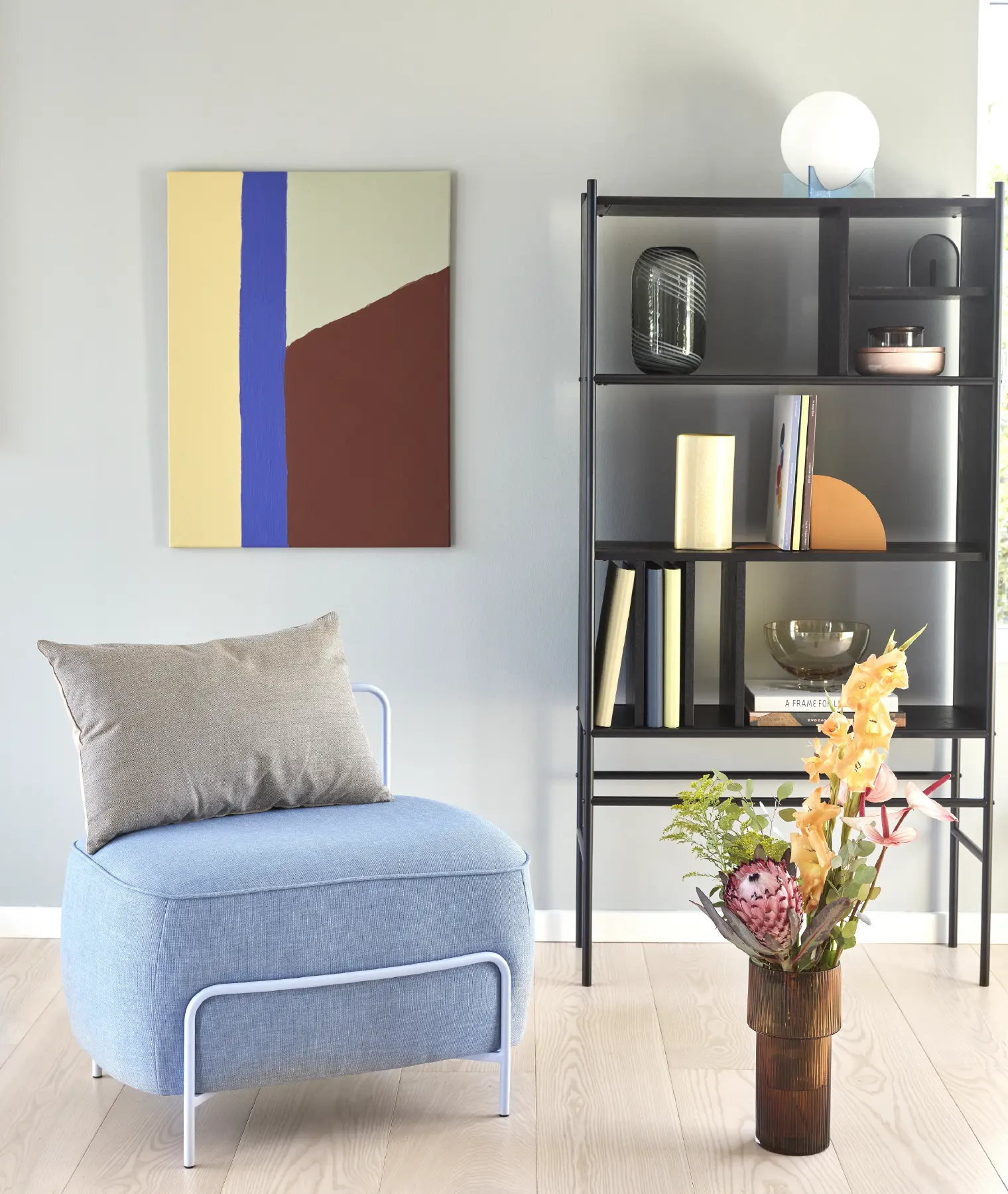 Étagère Divide - noir - Hübsch | Manoir Plume