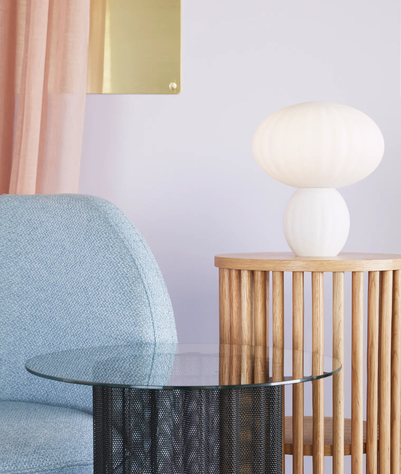 Étagère Folk - chêne clair - Hübsch | Manoir Plume