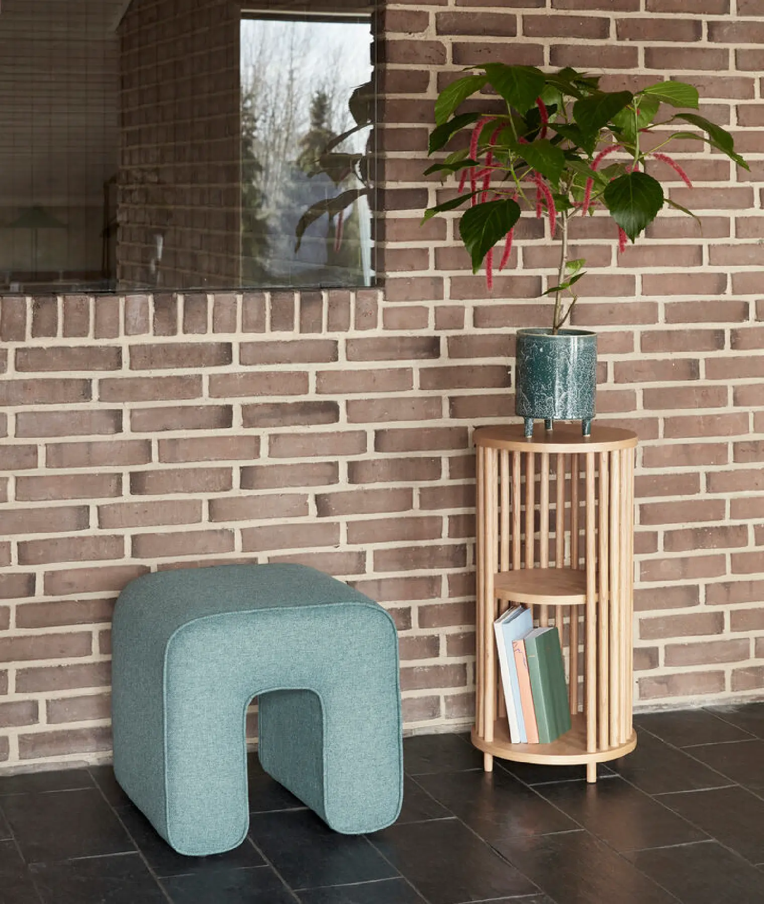 Étagère Folk - chêne clair - Hübsch | Manoir Plume