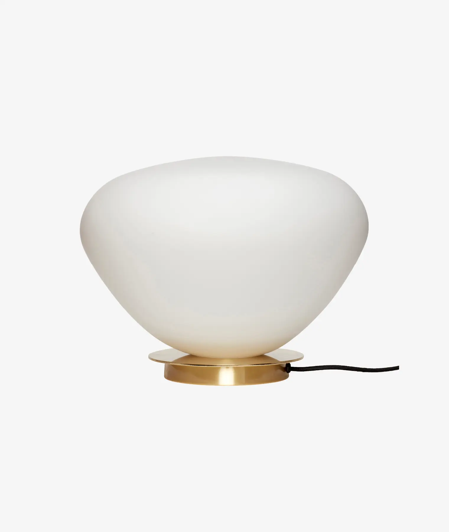 Lampe à poser Bean - blanc - Hübsch | Manoir Plume