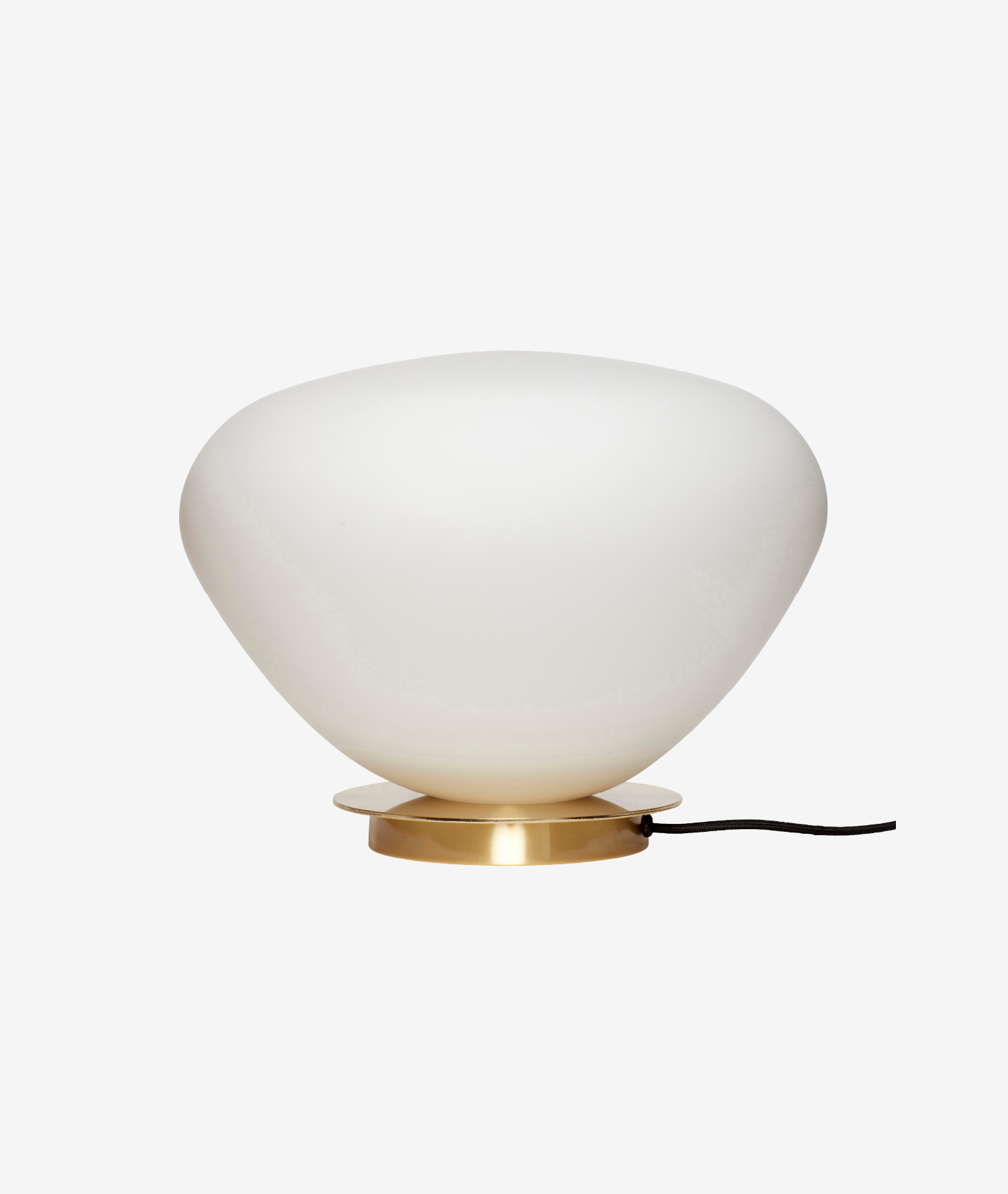 Lampe à poser Bean - blanc - Hübsch | Manoir Plume