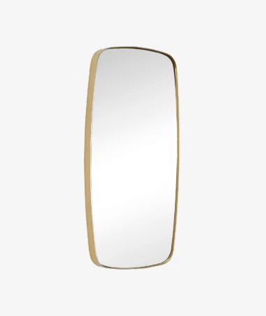 Miroir rectangulaire Retro - laiton - Hübsch | Manoir Plume