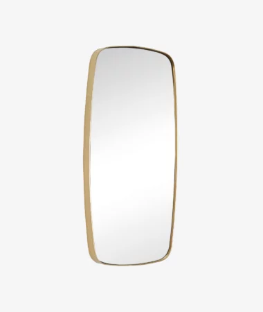 Miroir rectangulaire Retro - laiton - Hübsch | Manoir Plume