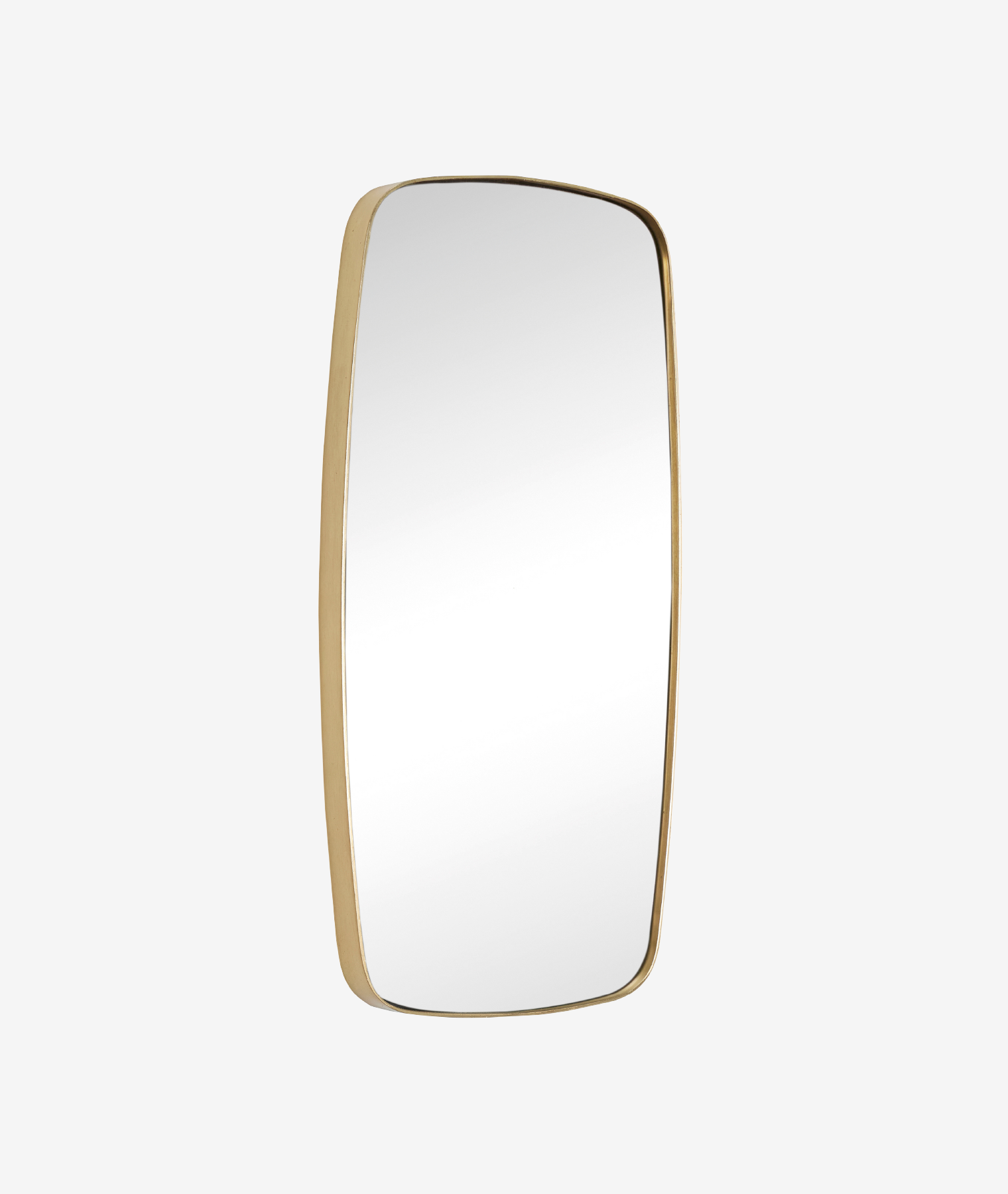 Miroir rectangulaire Retro - laiton - Hübsch | Manoir Plume