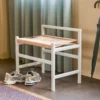 Petit banc Heritage - gris clair - Hübsch | Manoir Plume
