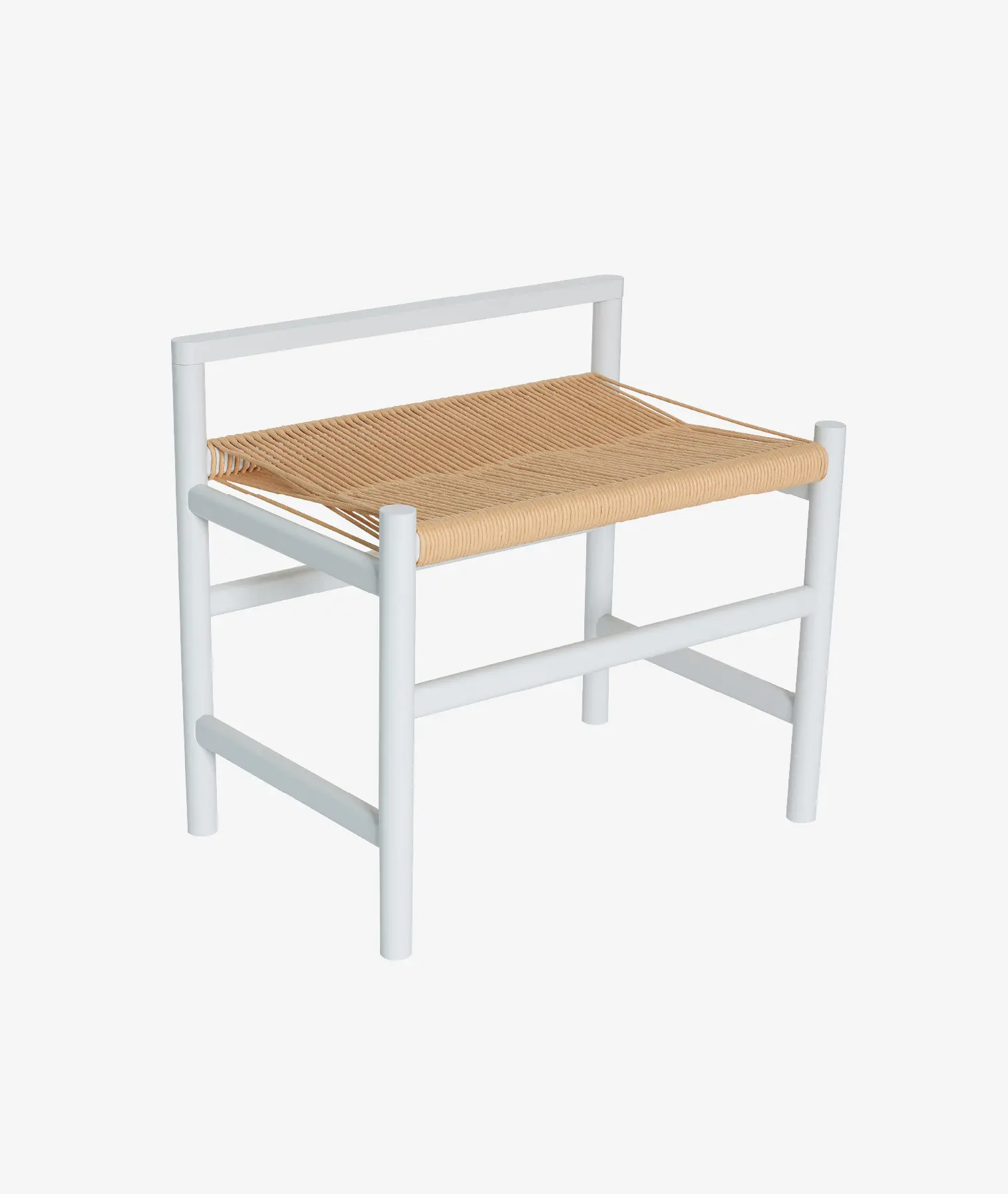 Petit banc Heritage - gris clair - Hübsch | Manoir Plume