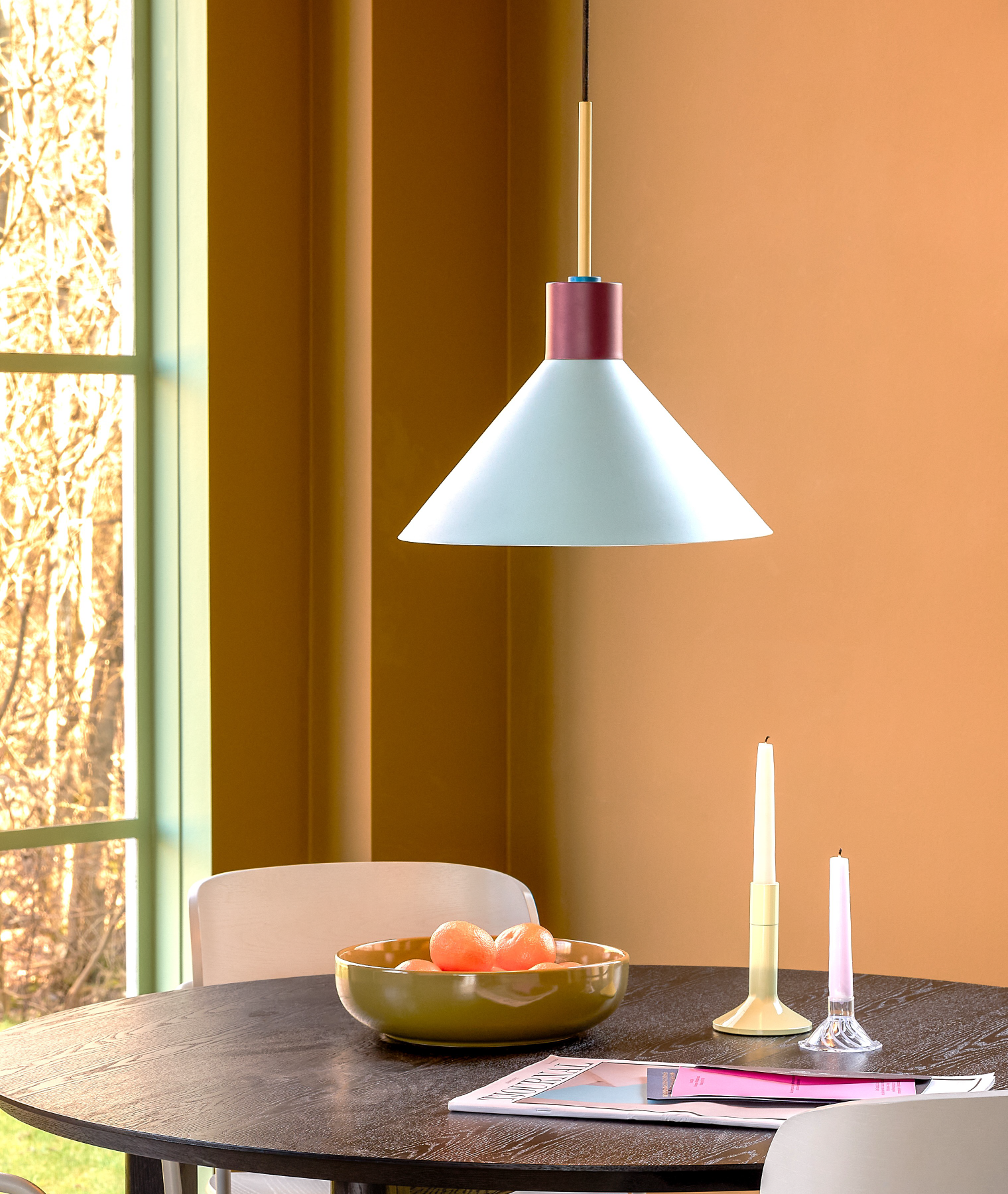 Suspension crayon pendule - bleu - Hübsch | Manoir Plume