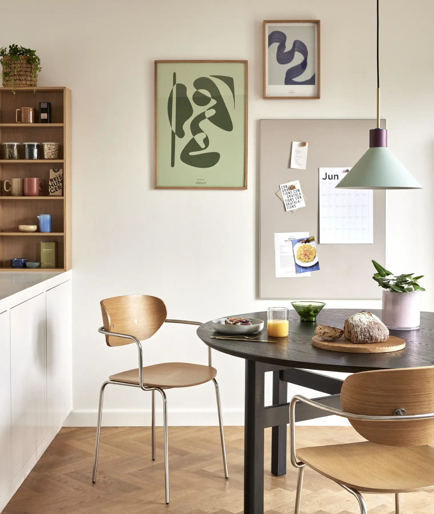 Suspension crayon pendule - bleu - Hübsch | Manoir Plume