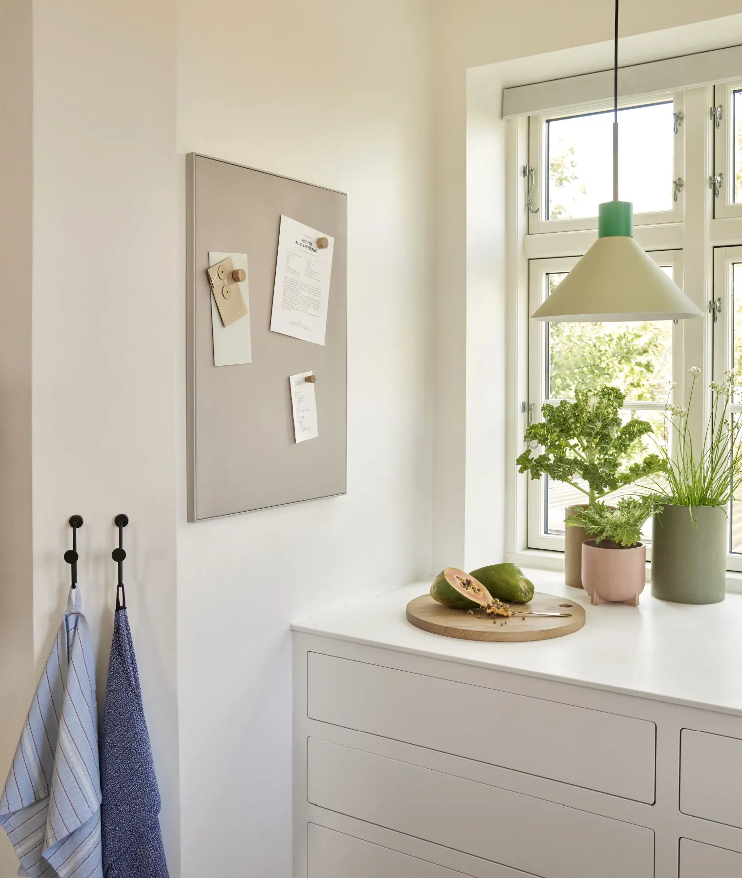 Suspension crayon pendule - vert - Hübsch | Manoir Plume