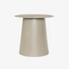 Table d'appoint Pillar - sable - Hübsch | Manoir Plume