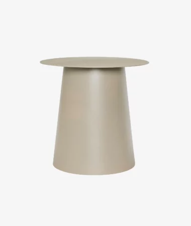 Table d'appoint Pillar - sable - Hübsch | Manoir Plume