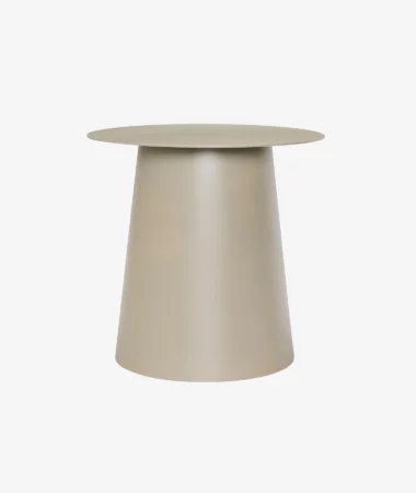 Table d'appoint Pillar - sable - Hübsch | Manoir Plume