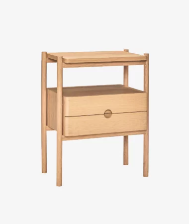 Table de nuit Appeal chêne clair - Hübsch | Manoir Plume