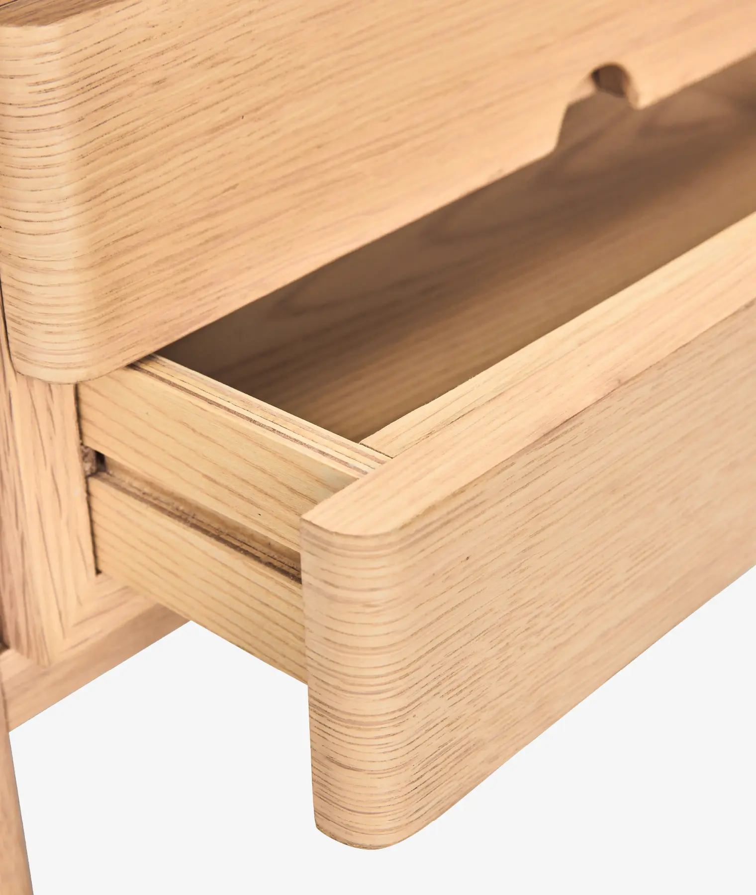 Table de nuit Appeal chêne clair - Hübsch | Manoir Plume