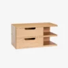 Table de nuit Open - chêne clair - Hübsch | Manoir Plume