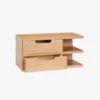 Table de nuit Open - chêne clair - Hübsch | Manoir Plume