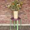 Tabouret Smile - bordeaux/vert - Hübsch | Manoir Plume