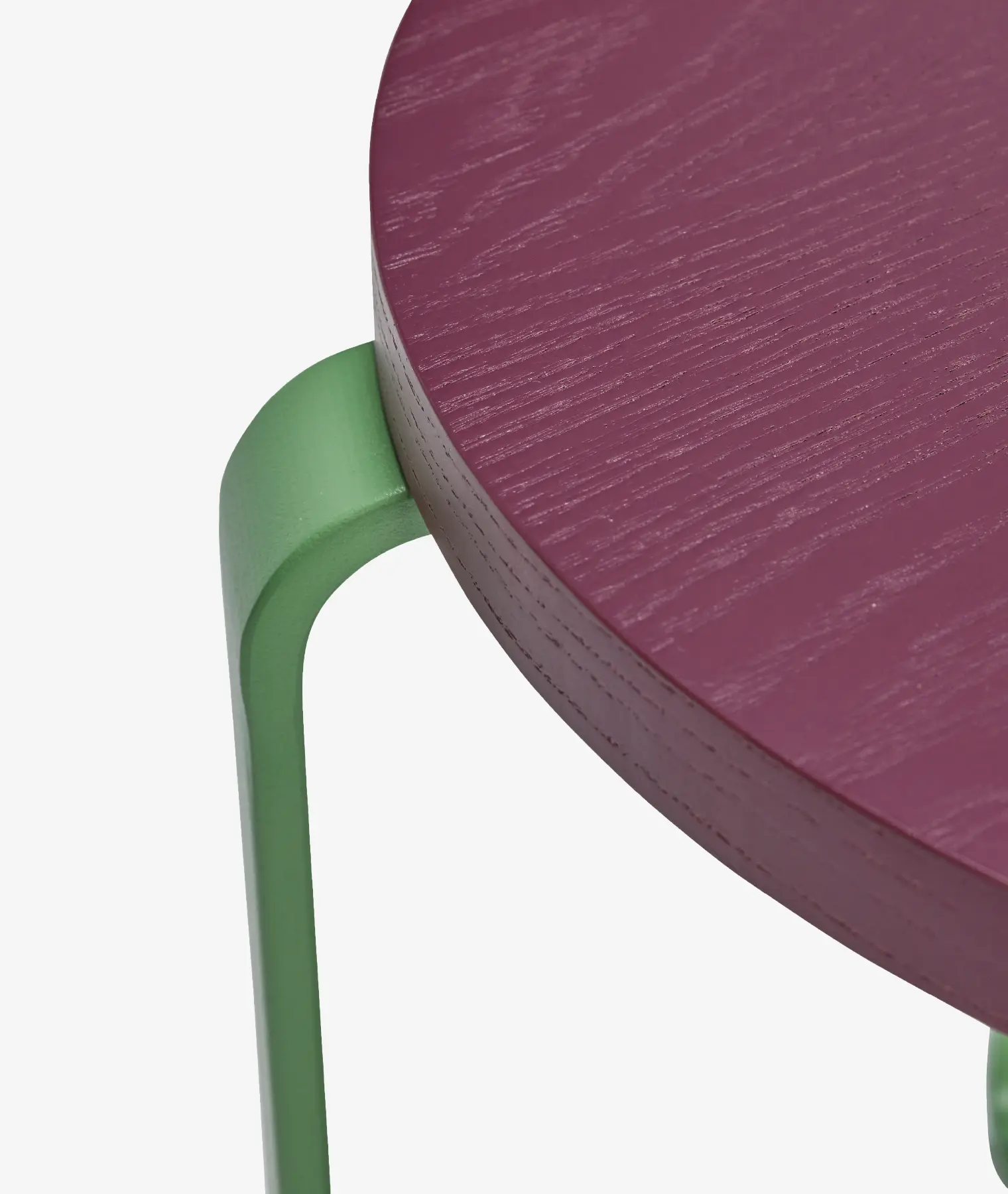 Tabouret Smile - bordeaux/vert - Hübsch | Manoir Plume