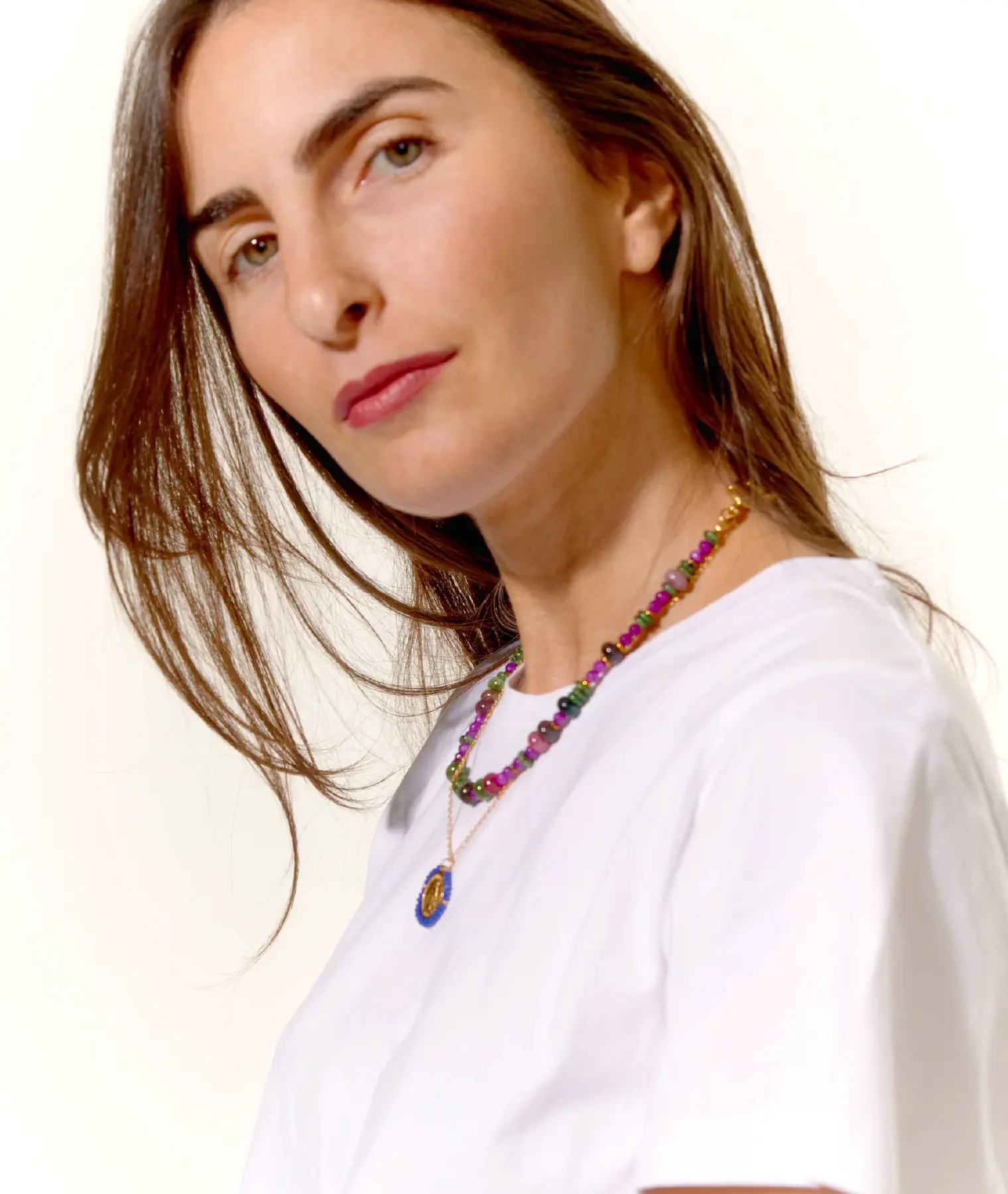 Collier Santa Maria cobalt blue - Palas | Manoir Plume