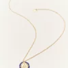 Collier Santa Maria cobalt blue - Palas | Manoir Plume Collier Santa Maria cobalt blue - Palas | Manoir Plume