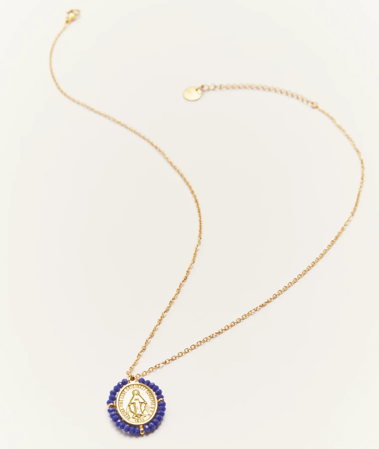 Collier Santa Maria cobalt blue - Palas | Manoir Plume