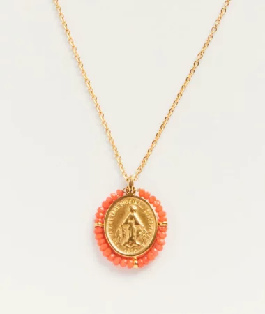 Collier Santa Maria coral - Palas | Manoir Plume