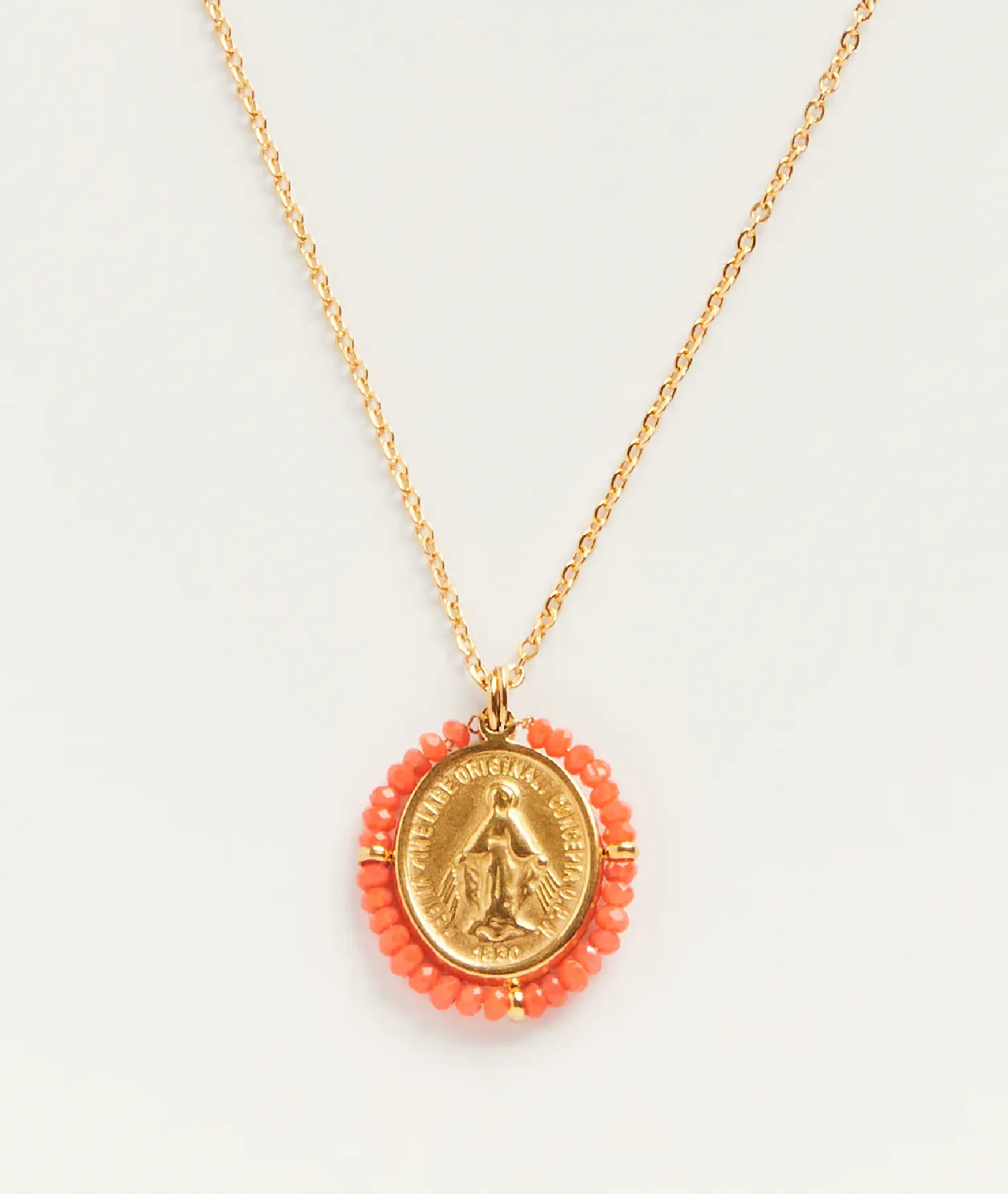 Collier Santa Maria coral - Palas | Manoir Plume