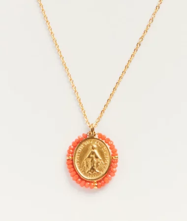 Collier Santa Maria coral - Palas | Manoir Plume