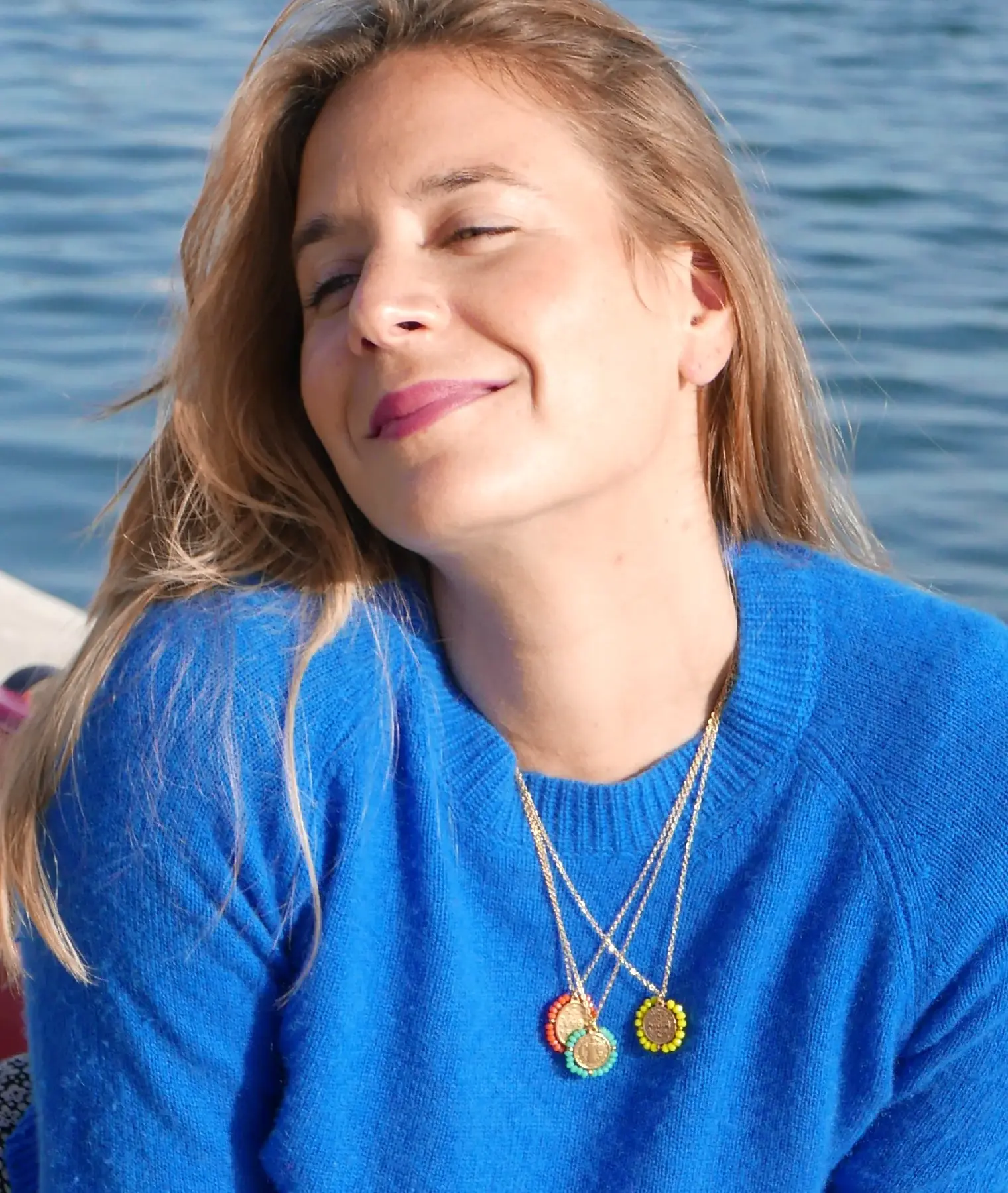 Collier Santa Maria coral - Palas | Manoir Plume