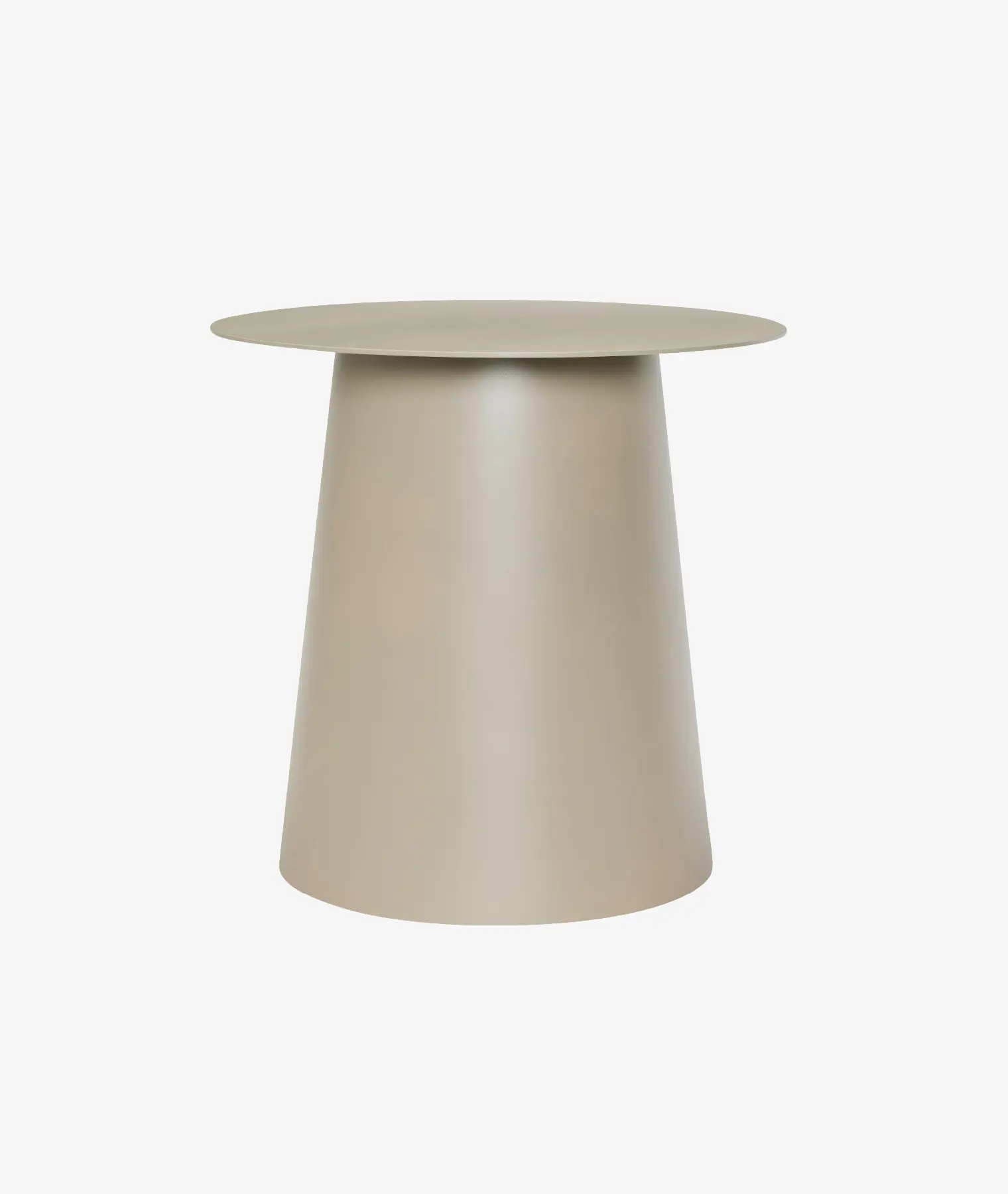 Table d'appoint Pillar - sable - Hübsch | Manoir Plume