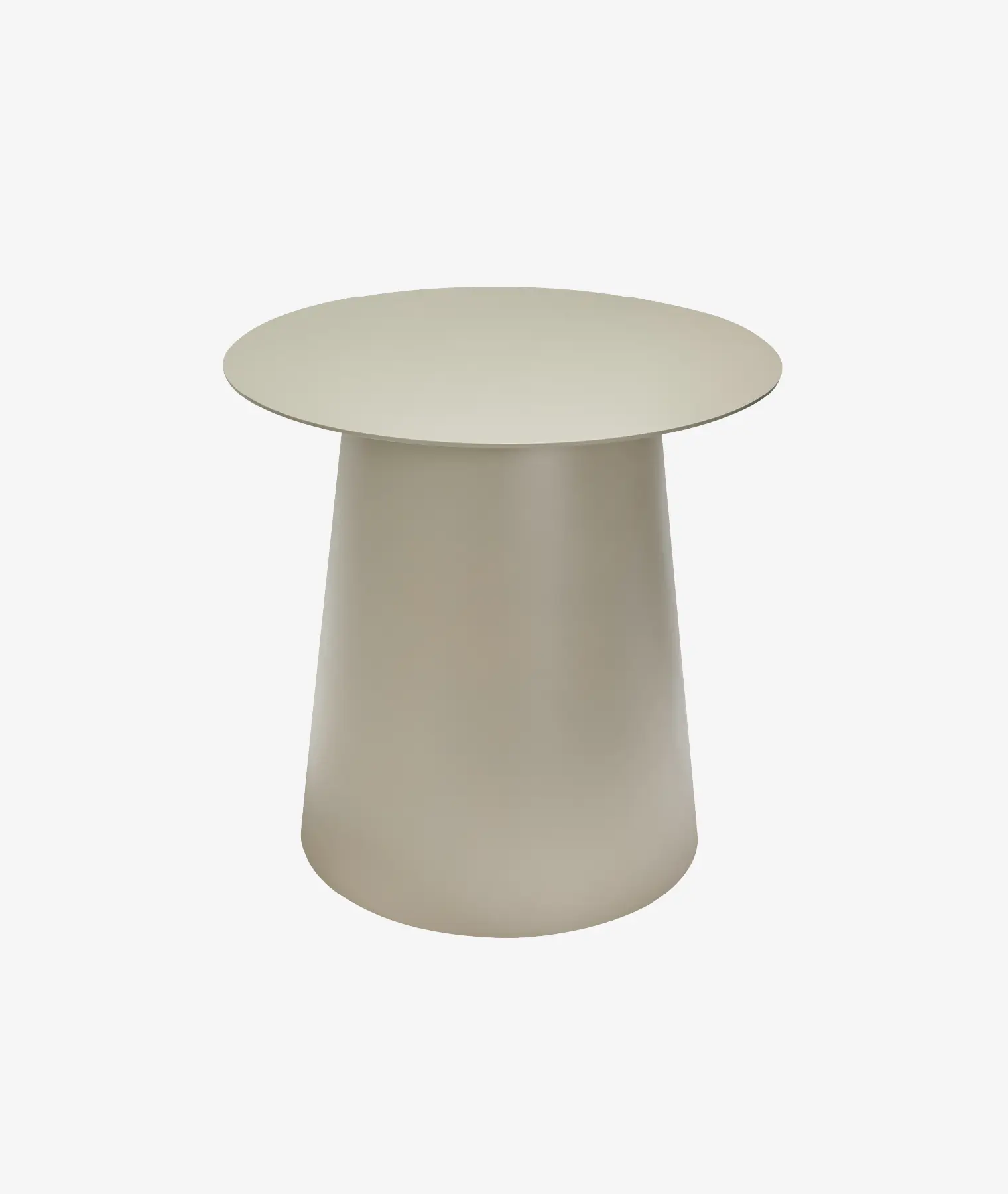 Table d'appoint Pillar - sable - Hübsch | Manoir Plume